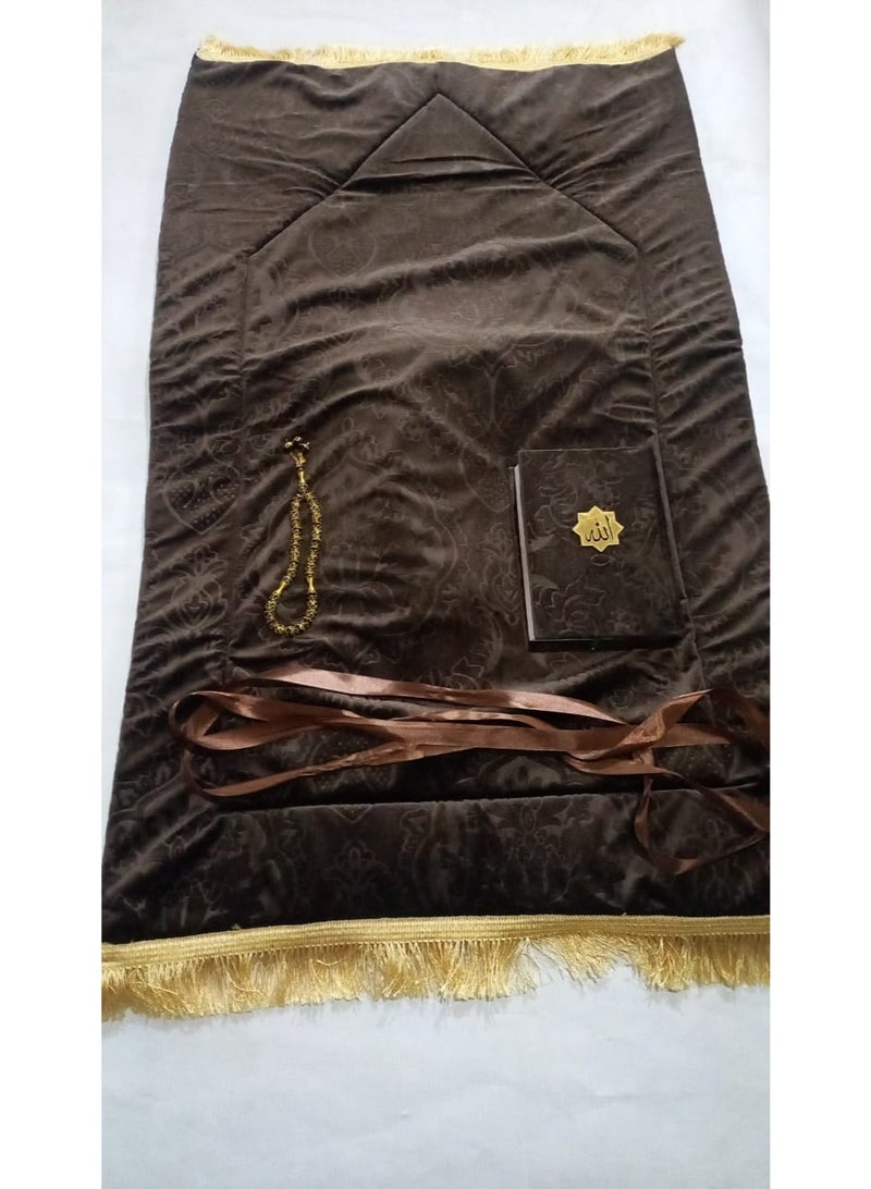 طقم مصلية ومصحف وسبحة متعدد الالوان - Image 4